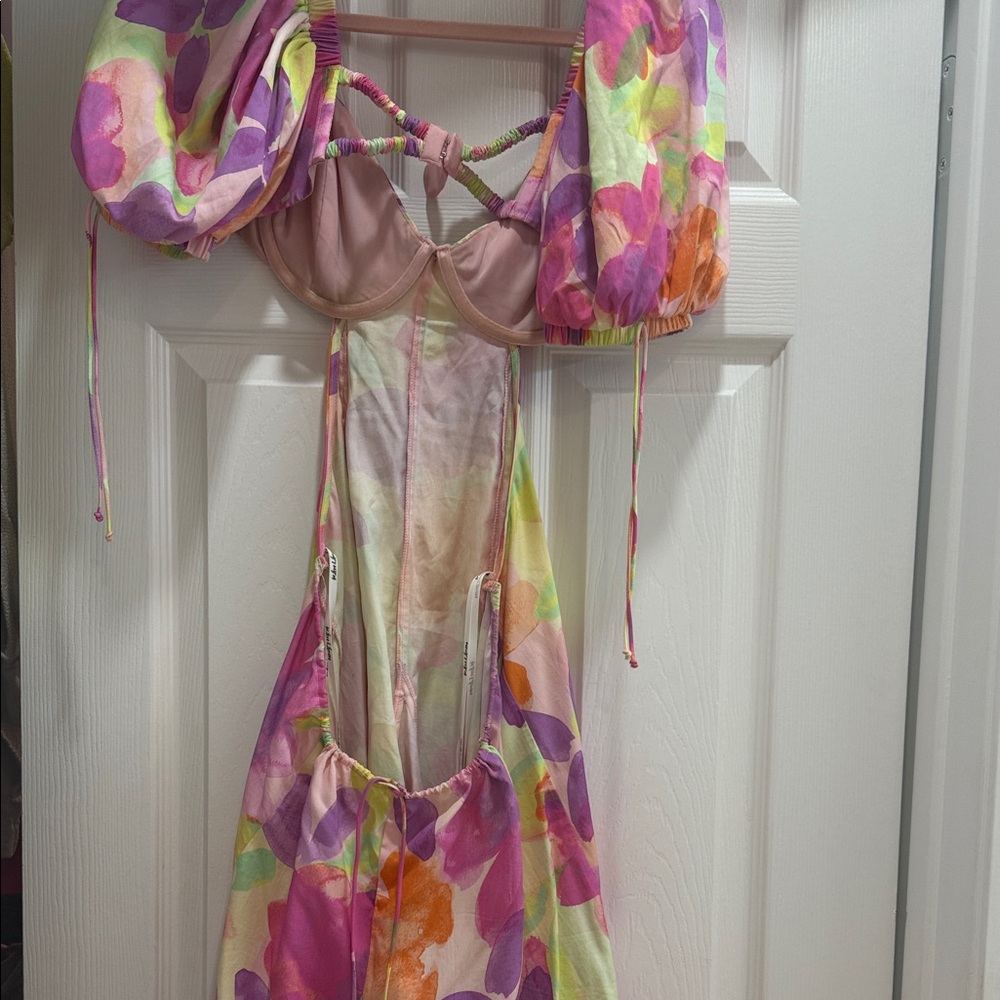 For Love And Lemons Multicolor cut out sexy Dress - Picture 8 of 9